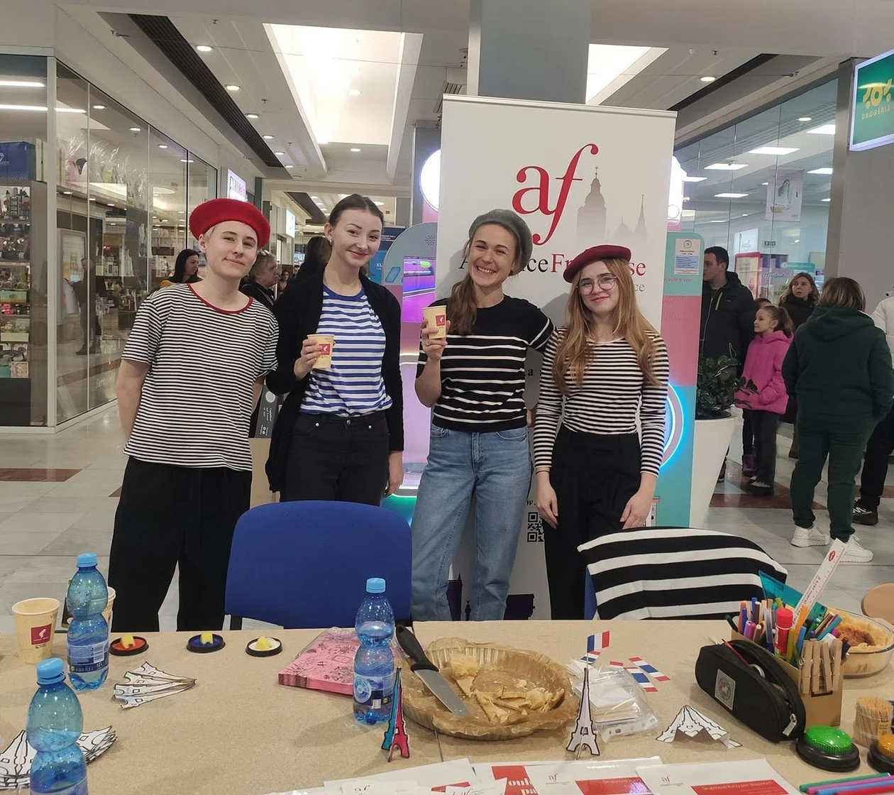 Dobrovoľníci na podujatí Alliance Française Košice